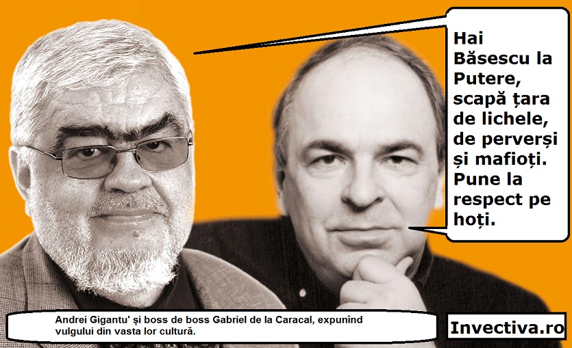 Andrei Gigantu’ și boss de boss Gabriel de la Caracal e barosani cu valoare
